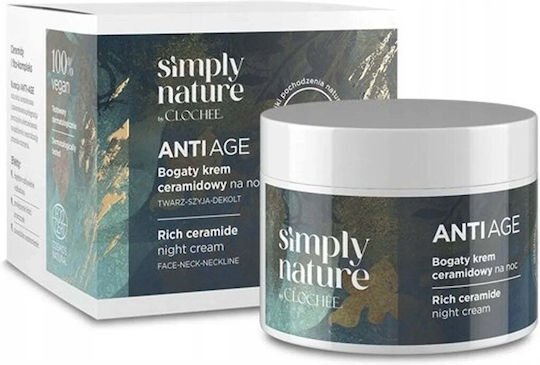 Simply Nature Rich Cream Face Night with Ceramides 50ml