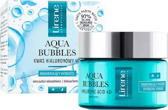 Lirene Aqua Bubbles Хидратиращ Хидрогел Ензимен Гел за Лице 50 мл