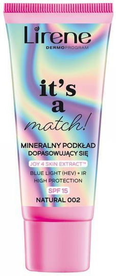 Lirene It's a Match 24-часов Хидратиращ Крем за Лице Дневен с SPF15 30мл