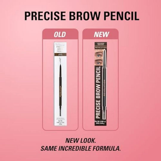 Revolution Beauty Precise Brow Στυλό για Φρύδια σε Μαύρη Απόχρωση