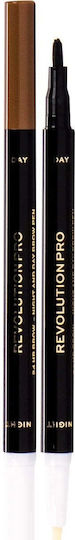 Pro Day & Night Brow Pen Eyebrow Pencil Waterproof Ash Brown 1.6ml
