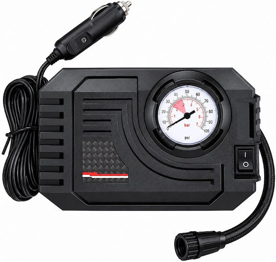 Autoreifenpumpe 90 PSI mit Zigarettenanzünderkabel 12 V