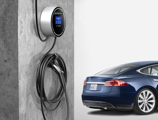 Digital IQ Стенна монофазна зарядна станция 22 kW с вграден кабел 5 m Тип 2 (DIQ EV WCH 92222)