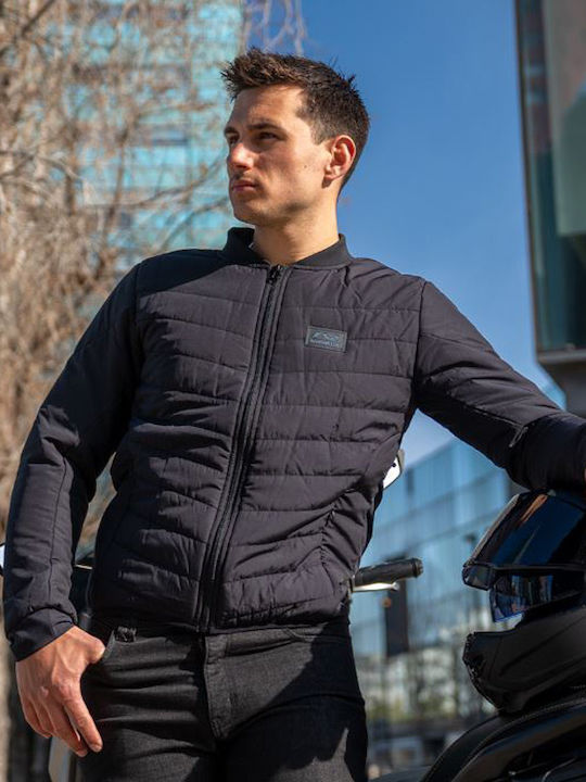 LS2 Warmride Χειμερινό Ανδρικό Μπουφάν Μηχανής Μαύρο