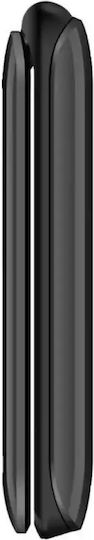 MaxCom MM815 Dual SIM Κινητό με Μεγάλα Κουμπιά (Ελληνικό Πληκτρολόγιο) Μαύρο