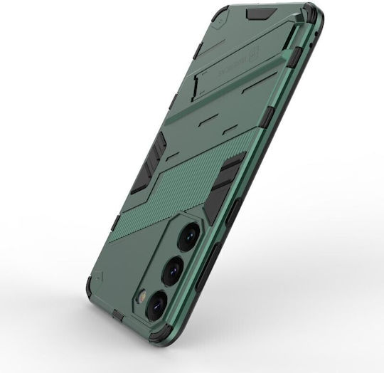 Punk Armor Твърд Калъф със Стойка Зелен за Samsung Galaxy S23 Plus 5g