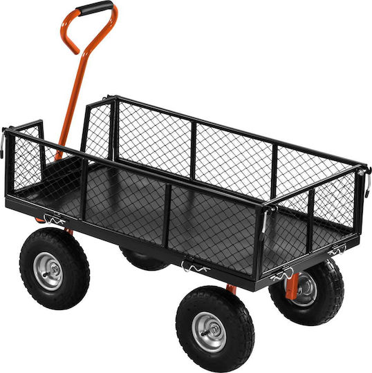 Kraft & Dele Cărucior de Transport pentru Încărcături de până la 400 kg, de Culoare Neagră