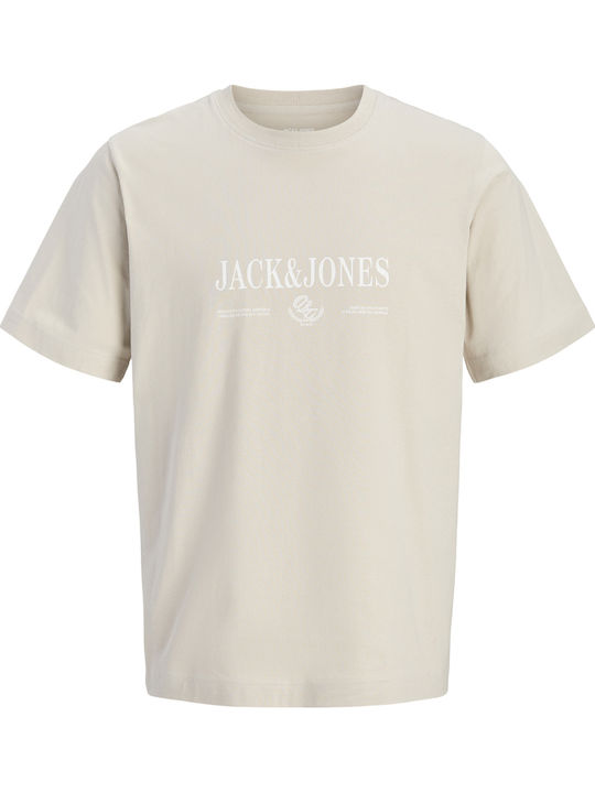 Jack & Jones Тениска Feather Gray Ecru