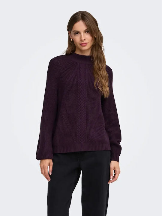 Onlkatia Bluză Damă cu Mâneci Lungi Burgundy