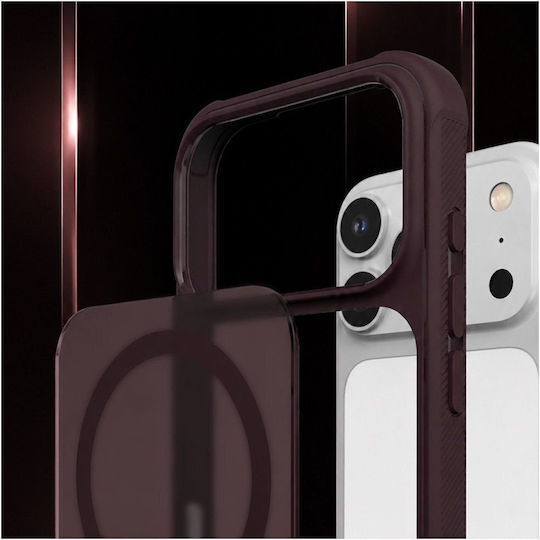 Araree Duple M Backcover aus Silikon / Kunststoff, Burgunderrot (iPhone 18 Pro Max / 17 Pro Max)