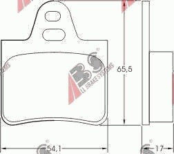 Bremstrommeln Citroen BX 82–93 Hinten 20575.17.0