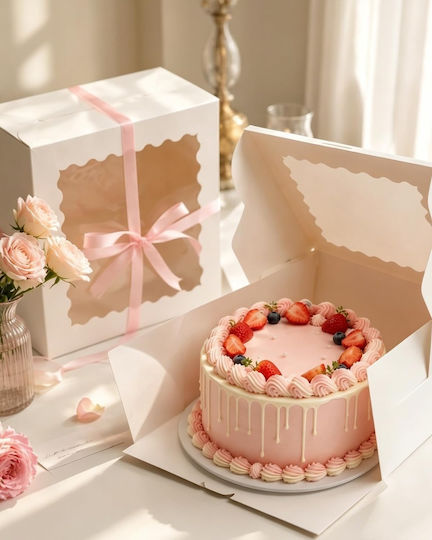 Set mit 5 Boxen 5x5 cm für Kuchen