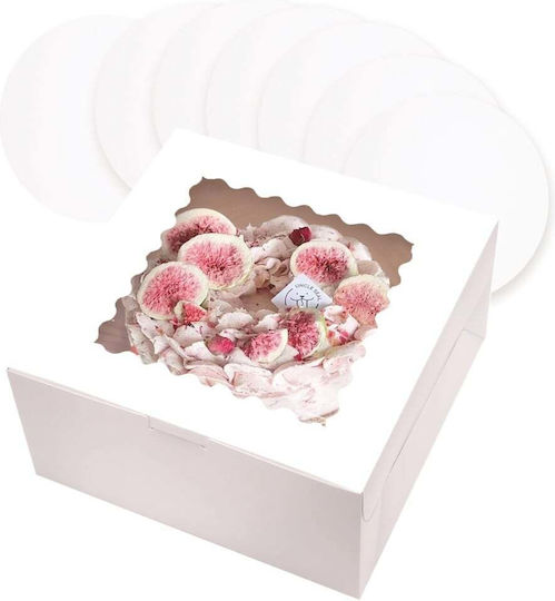 Set mit 5 Boxen 5x5 cm für Kuchen