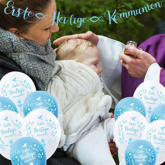 First Holy Communion Decoration Set Balloons Napkins 153 Pieces