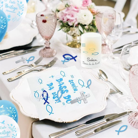 First Holy Communion Decoration Set Balloons Napkins 153 Pieces