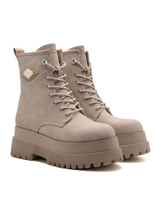 Any Icon Damen-Stiefeletten Beige
