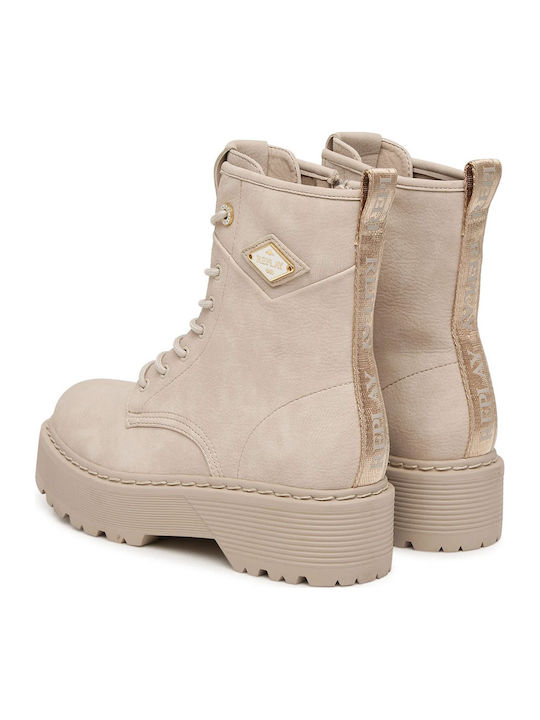 Luisa Flame Damen-Stiefeletten Beige