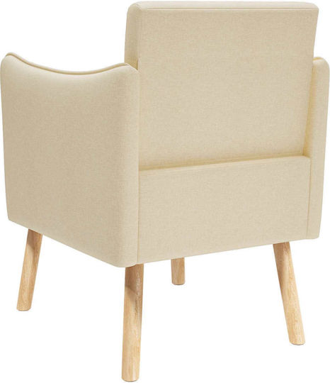 Relax-Sessel Beige 60x65x76 cm