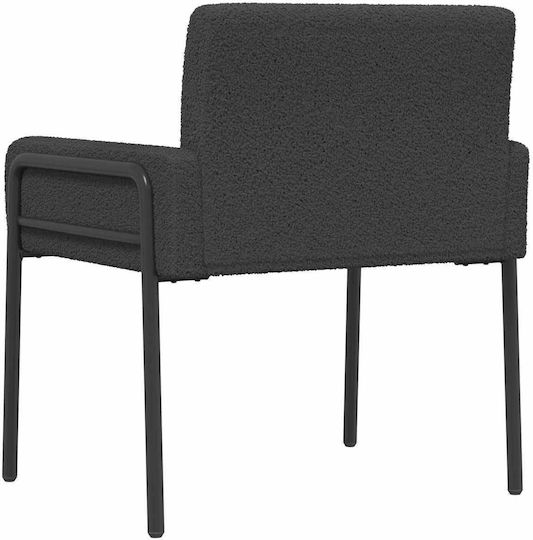 Dunkelgrauer Relaxsessel 62x58x73 cm