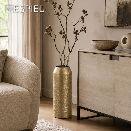 Trends Decorative Metallic Gold Vase Ø18xH47.5cm Trends Decorative Metallic Gold Vase Ø18xH47.5cm