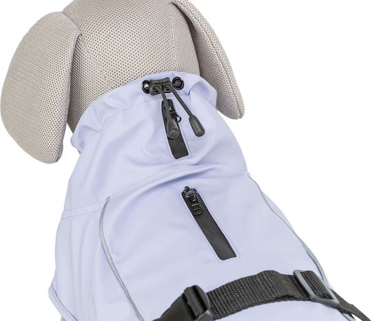 Trixie Vimy Wasserdichter Hundemantel Lila 2XL mit 80 cm Rückenlänge