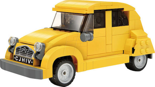 CaDA Bricks Cuburi de construit educative Citroën 2CV 1:24 pentru vârsta de 8+ ani 298 de piese