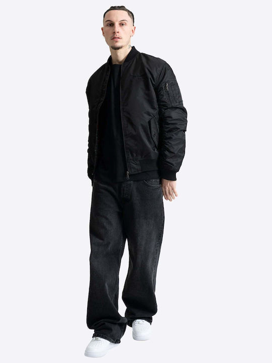 Μπουφάν Bomber Μαύρο