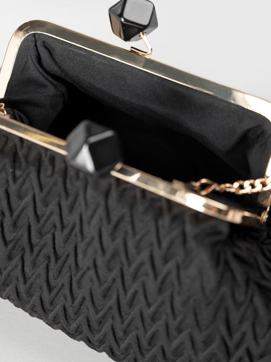 Gestrickte Schwarze Damen-Clutch