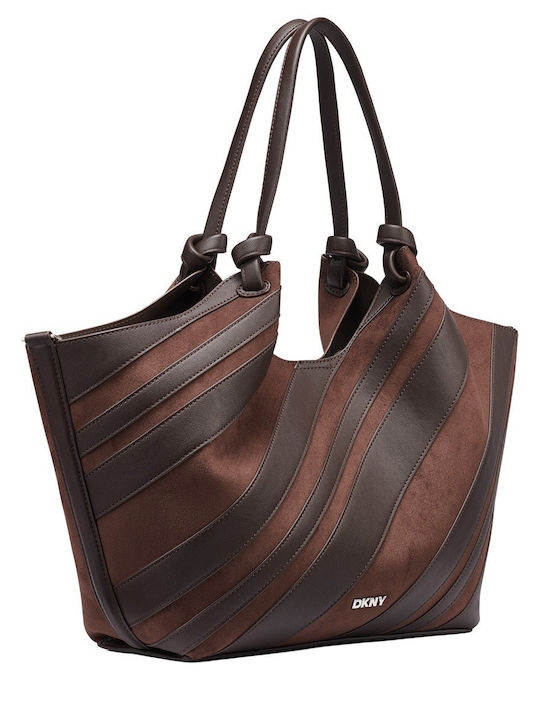 DKNY Paula Υφασμάτινη Γυναικεία Tote Τσάντα Suede