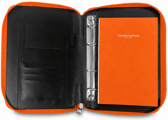 Campo Marzio A5 Paper Conference Folder Orange