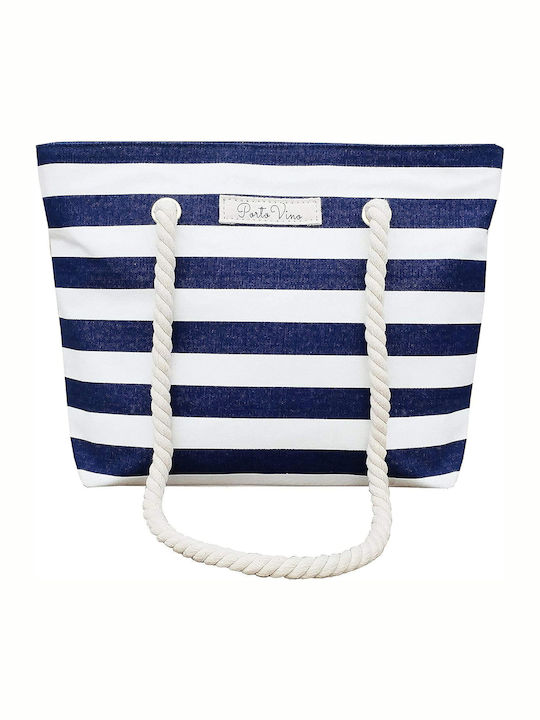 Fashionable Pink Canvas Beach Bag