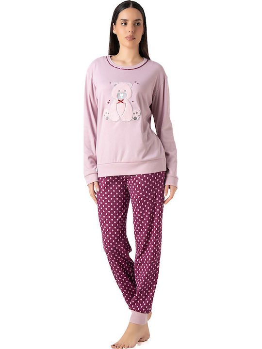 Rachel Set de Pijama de Damă de Iarnă din Bumbac