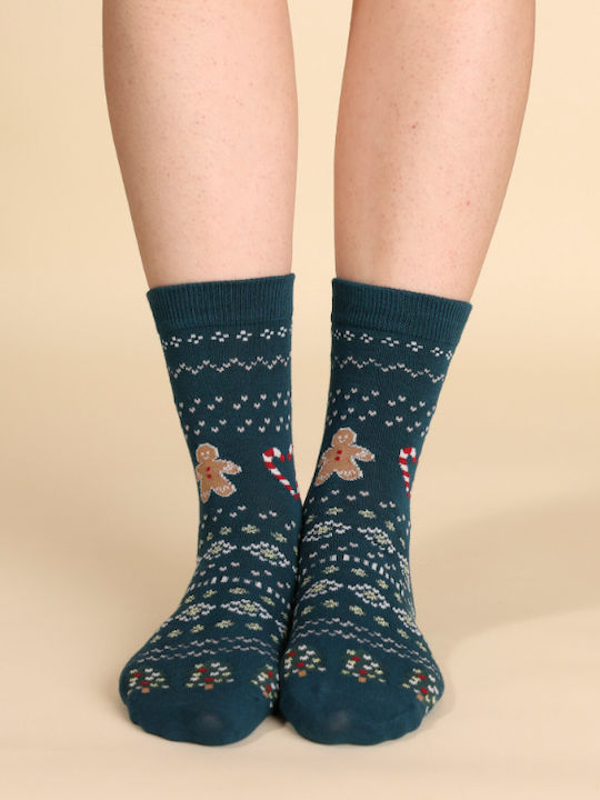 Noidinotte Christmas Socks New Winter Green