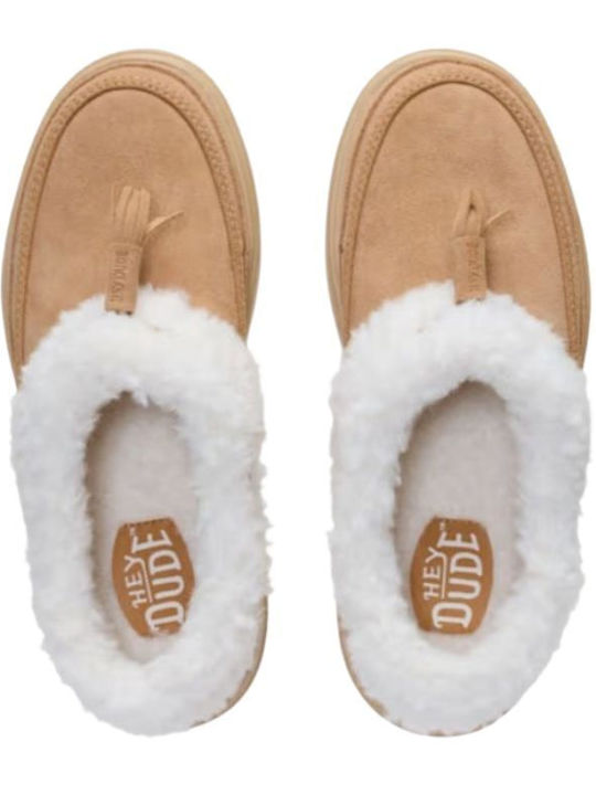 Remi Toastee Lo Tassel Damen Clogs Pantoffeln Braun