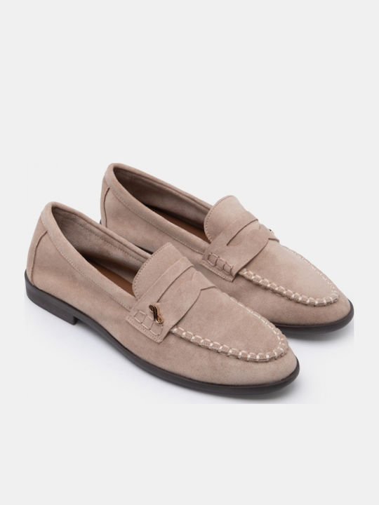 Women's Loafers in Beige Colour
