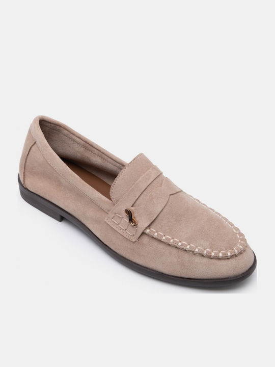 Women's Loafers in Beige Colour