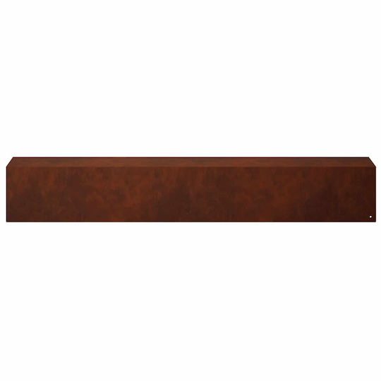 Garden Border Edging 2 Pcs 100 x 15 x 15 cm 8012974 Rusty