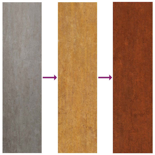 Garden Fence Covering Profiles 10 Pcs 100 x 10 x 15 cm 8012919 Rusty