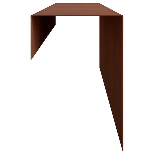 Garden Fence Covering Profiles 10 Pcs 100 x 10 x 15 cm 8012919 Rusty