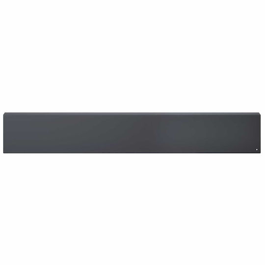 Garden Fence Post Caps 10 Pcs 100 x 6 x 15 cm Steel Anthracite 8012953 Anthracite