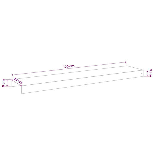 Garden Edging Profiles 10 Pcs 100 x 20 x 5 cm Steel Black 8012921 Black