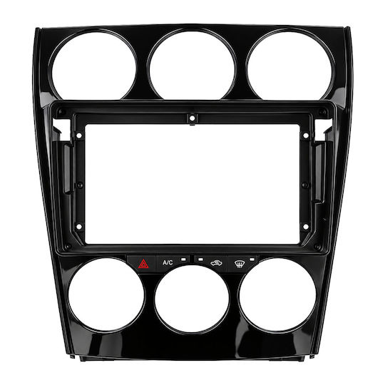 Vencore 3236-10005-0263b Android-15-Multimedia-Display 9" PX5S Octa-Core 2 GB/32 GB IPS-Frontblende CarPlay Android Auto Unterstützung Für 360°-Kamera Mazda 6 2002–2008 – Schwarz 3236-10005-0263b