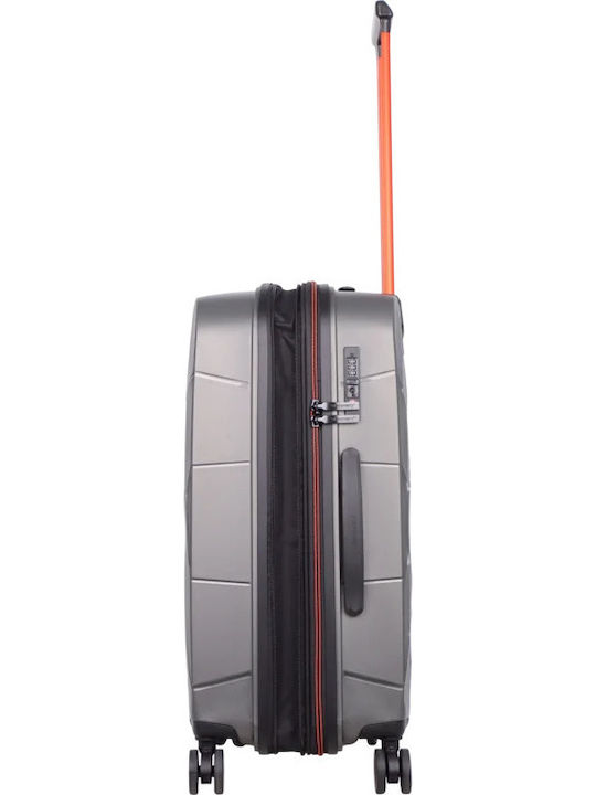 Discovery Medium Anthracite Travel Suitcase 65 cm High