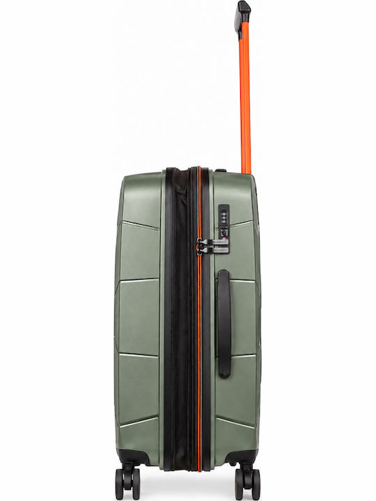 Discovery Medium Khaki Travel Suitcase 65 cm High