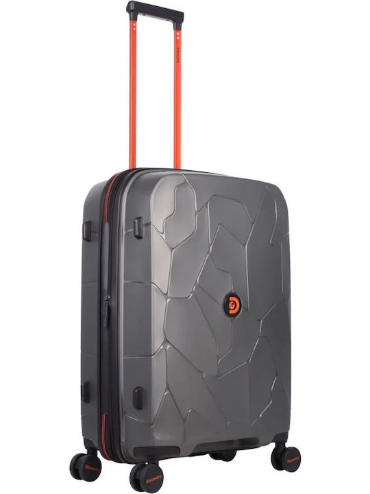 Discovery Medium Anthracite Travel Suitcase 65 cm High