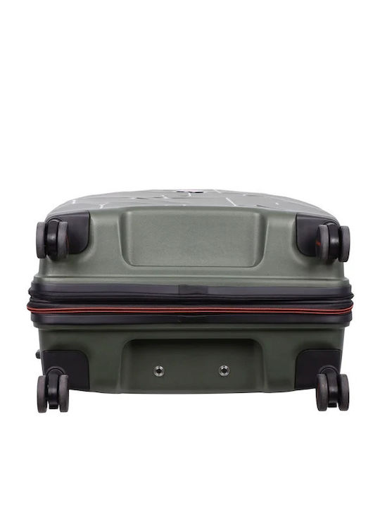 Discovery Medium Khaki Travel Suitcase 65 cm High