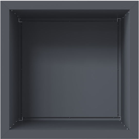 vidaXL Set of 2 Metal Planter Boxes Anthracite