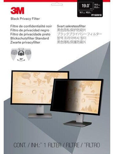 3M 3M Computer Screen Filter PF190W 7000013839 Privacy 19 Inch 16:10