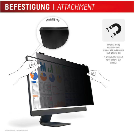 Displex Filtru Pentru Ecranul Calculatorului 02087 Confidențialitate 24" 16:10