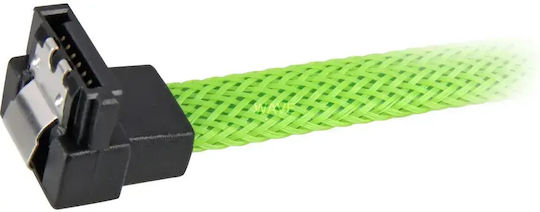 Sharkoon 7-Pin SATA III to 7-Pin SATA III Cable 30cm Green